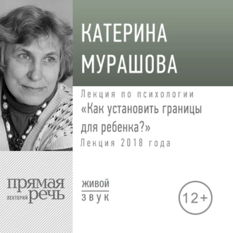 Лекция «Как установить границы для ребенка» — Екатерина Мурашова