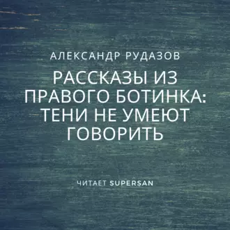 Тени не умеют говорить - Александр Рудазов