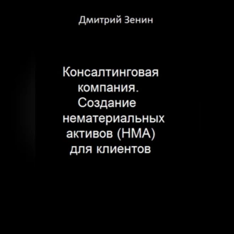 Консалтинговая компания. Создание нематериальных активов (НМА) для клиентов — Дмитрий Валерьевич Зенин