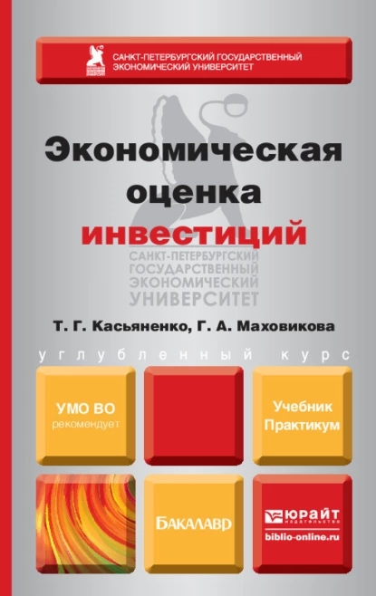 Обложка книги Экономическая оценка инвестиций. Учебник и практикум, Татьяна Геннадьевна Касьяненко