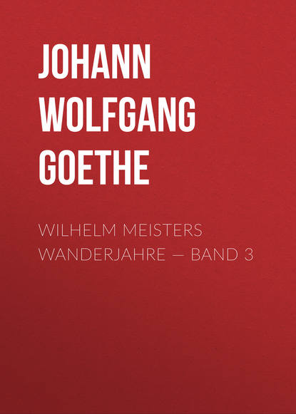 Wilhelm Meisters Wanderjahre — Band 3 (Иоганн Вольфганг фон Гёте). 