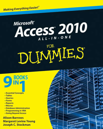 Alison  Barrows - Access 2010 All-in-One For Dummies