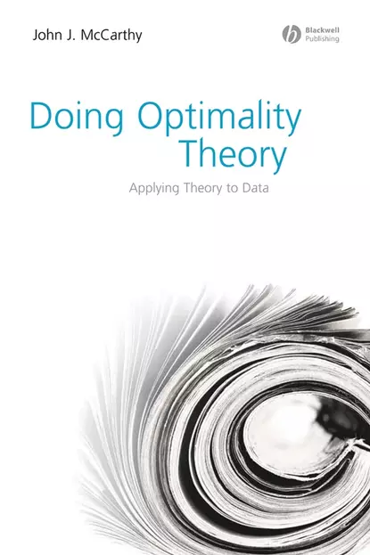 Обложка книги Doing Optimality Theory. Applying Theory to Data, John McCarthy J.