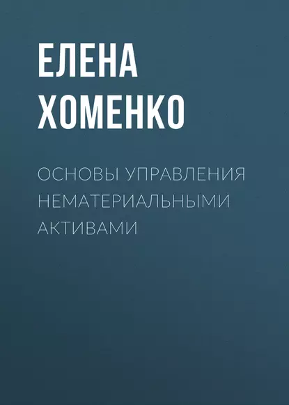 Обложка книги Основы управления нематериальными активами, Е. В. Хоменко