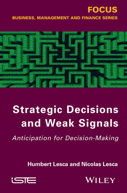 Strategic Decisions and Weak Signals. Anticipation for Decision-Making (Lesca Nicolas). 