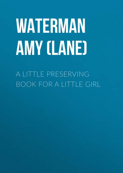 A Little Preserving Book for a Little Girl (Waterman Amy Harlow (Lane)). 