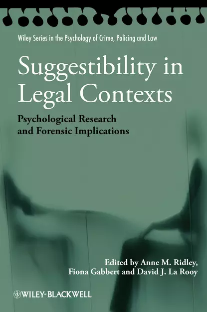 Обложка книги Suggestibility in Legal Contexts, Anne M. Ridley