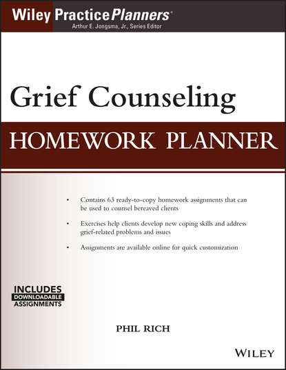Phil Rich - Grief Counseling Homework Planner