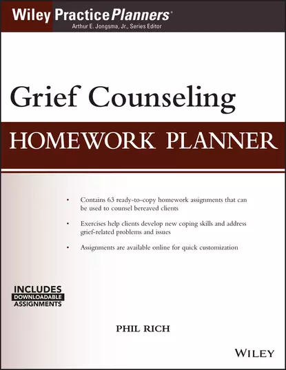 Обложка книги Grief Counseling Homework Planner, Phil Rich