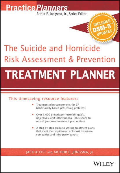 David J. Berghuis - The Suicide and Homicide Risk Assessment and Prevention Treatment Planner, with DSM-5 Updates