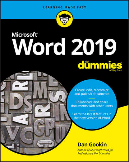Dan Gookin - Word 2019 For Dummies