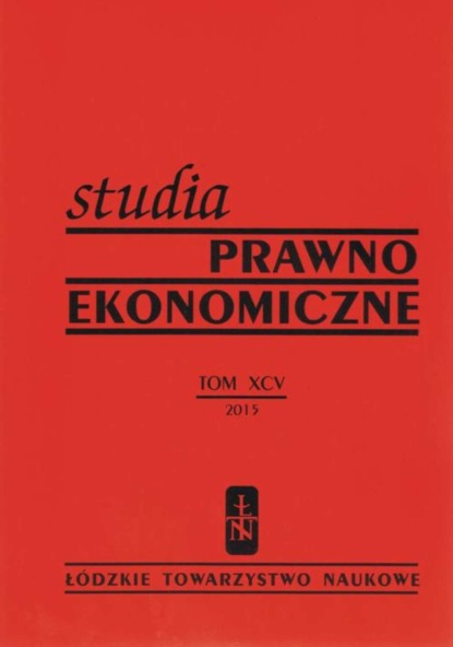

Studia Prawno-Ekonomiczne tom 95