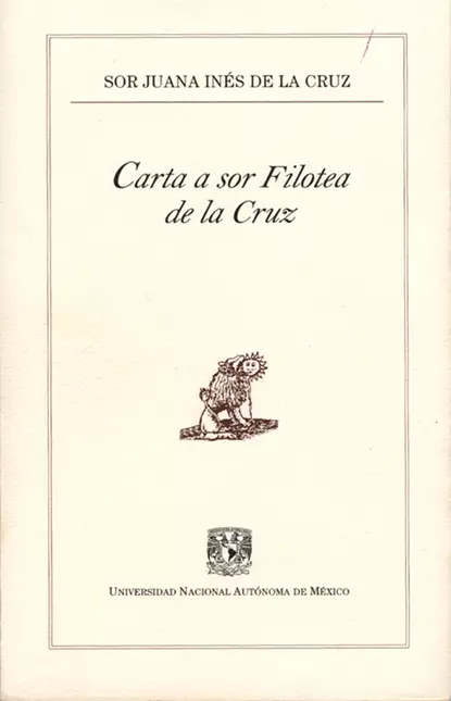 Обложка книги Carta a sor Filotea de la Cruz, Sor Juana Inés de la Cruz