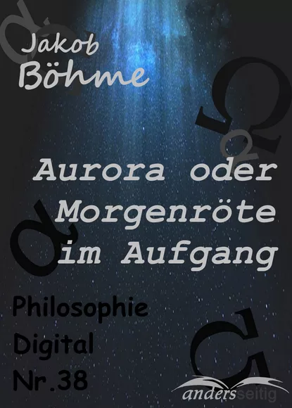 Обложка книги Aurora oder Morgenröte im Aufgang, Jakob Böhme