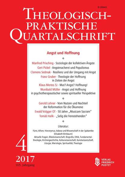 Die Professoren Professorinnen der Fakultät für Theologie der Kath. Privat-Universität Linz - Angst und Hoffnung