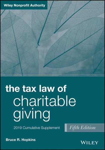 

The Tax Law of Charitable Giving