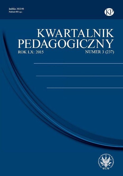 

Kwartalnik Pedagogiczny 2015/3 (237)