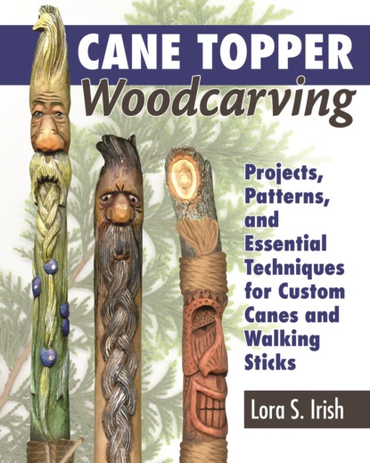 Lora S. Irish - Cane Topper Woodcarving