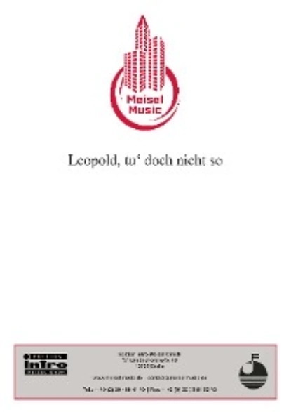 Обложка книги Leopold, tu‘ doch nicht so, Will Meisel