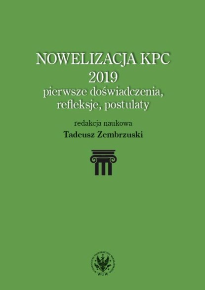 

Nowelizacja KPC 2019