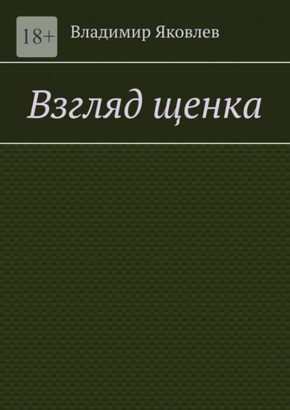 Обложка книги Взгляд щенка, Владимир Яковлев