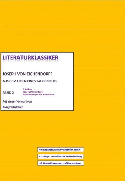 Обложка книги Joseph von Eichendorff – Aus dem Leben eines Taugenichts, Joseph von Eichendorff