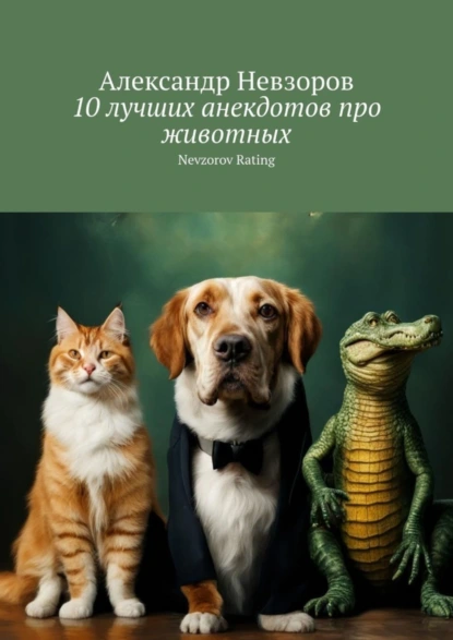 Обложка книги 10 лучших анекдотов про животных. Nevzorov Rating, Александр Невзоров