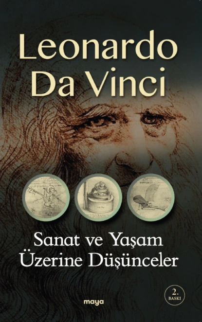 Обложка книги Sanat ve Yaşam Üzerine Düşünceler, Леонардо да Винчи