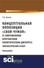 Концептуальная оппозиция свой-чужой в британском политическом дискурсе. (Монография)